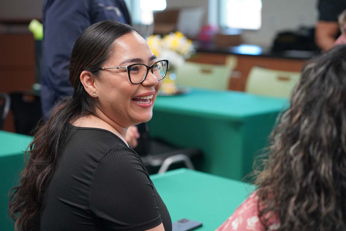 People enjoying the Foster Care Luncheon