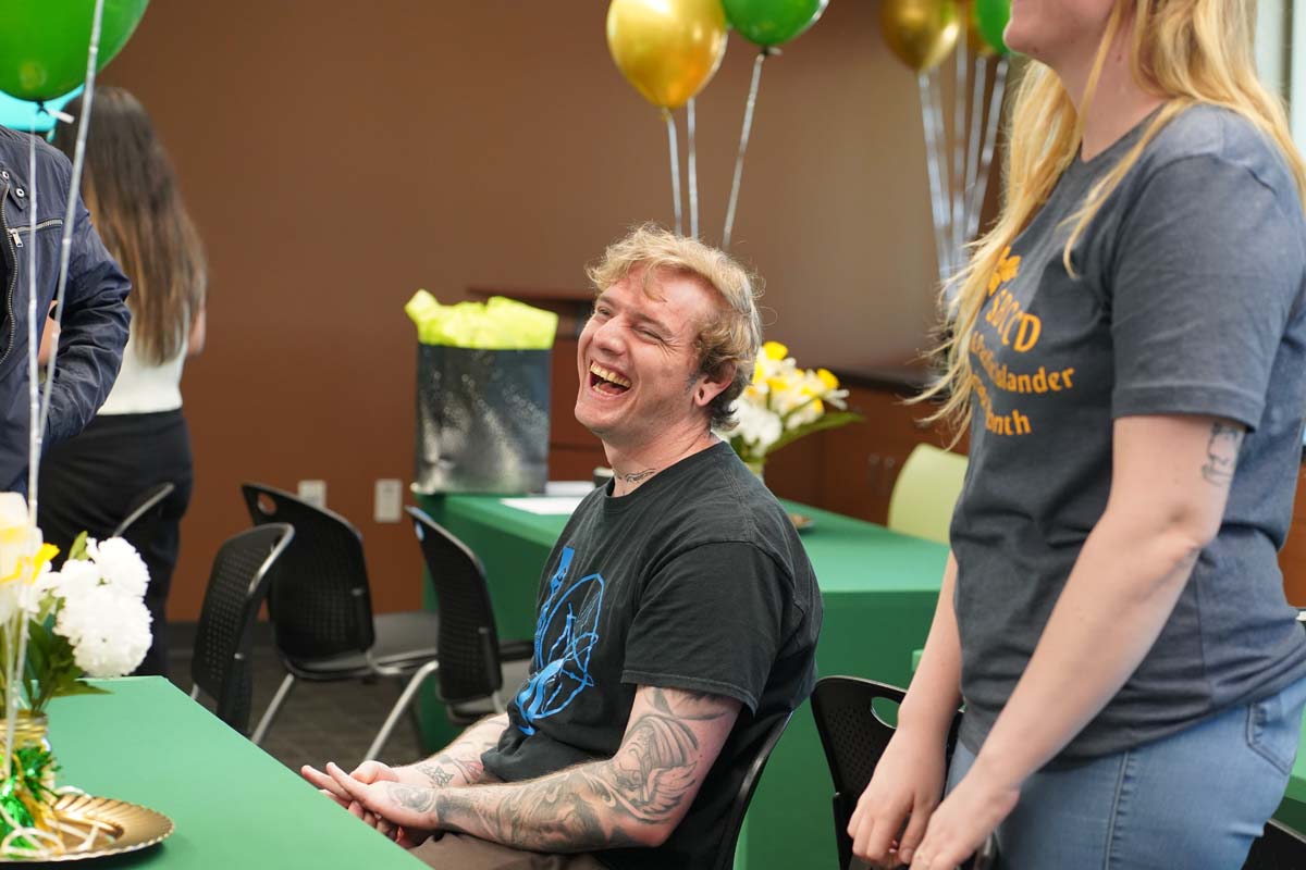 People enjoying the Foster Care Luncheon