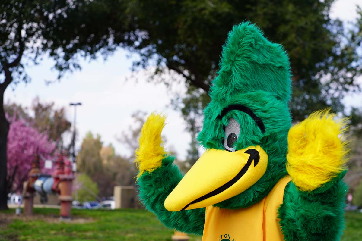 People enjoying the Grad Fair