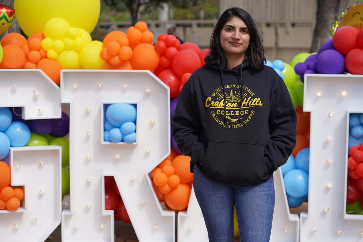 People enjoying the Grad Fair