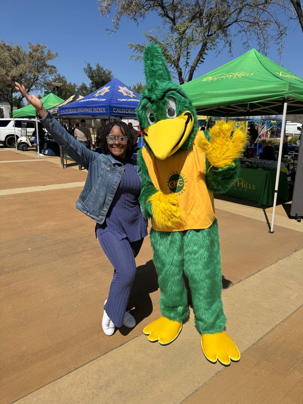 People enjoying the Health and Wellness Fair