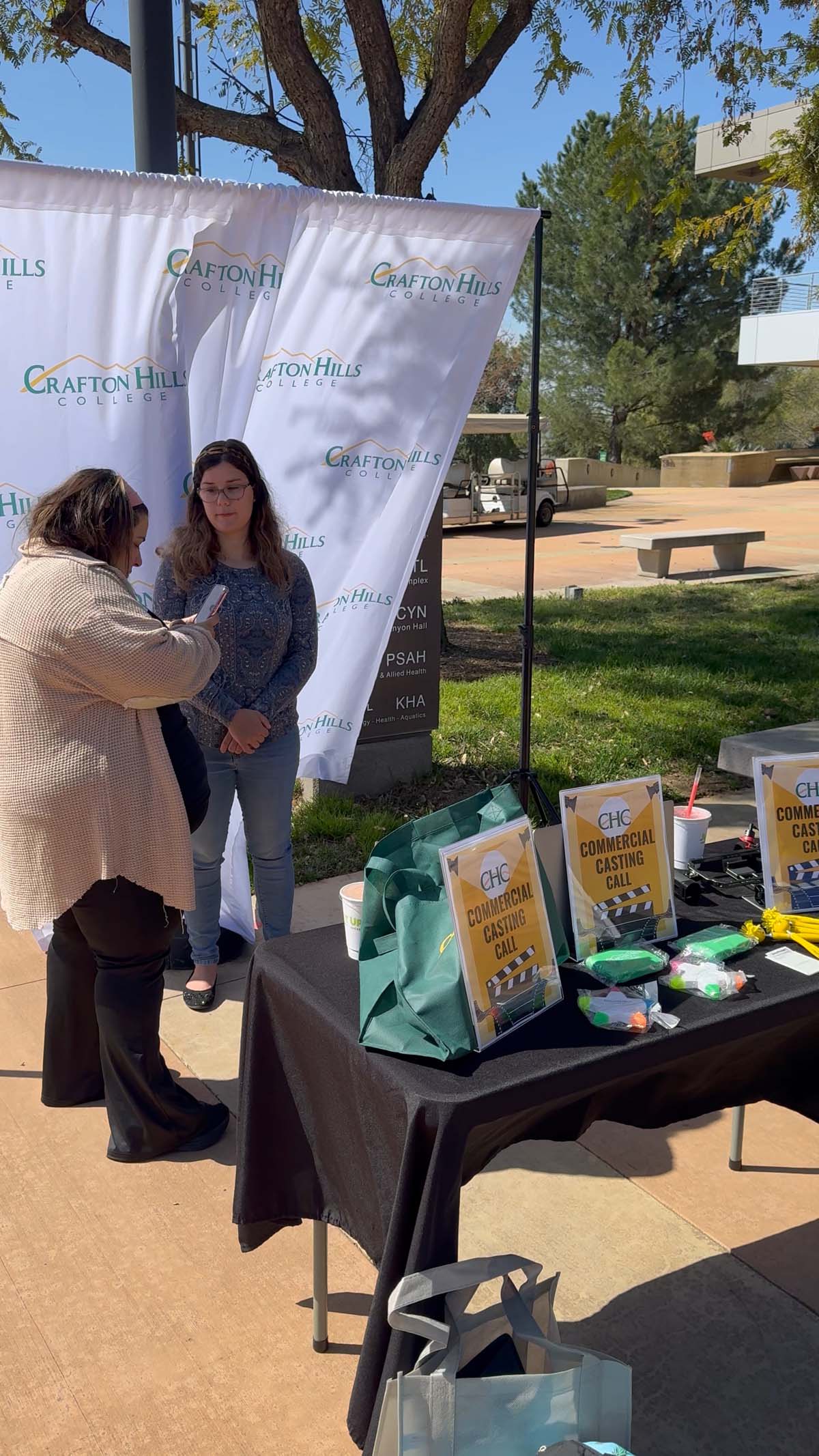 People enjoying the Health and Wellness Fair