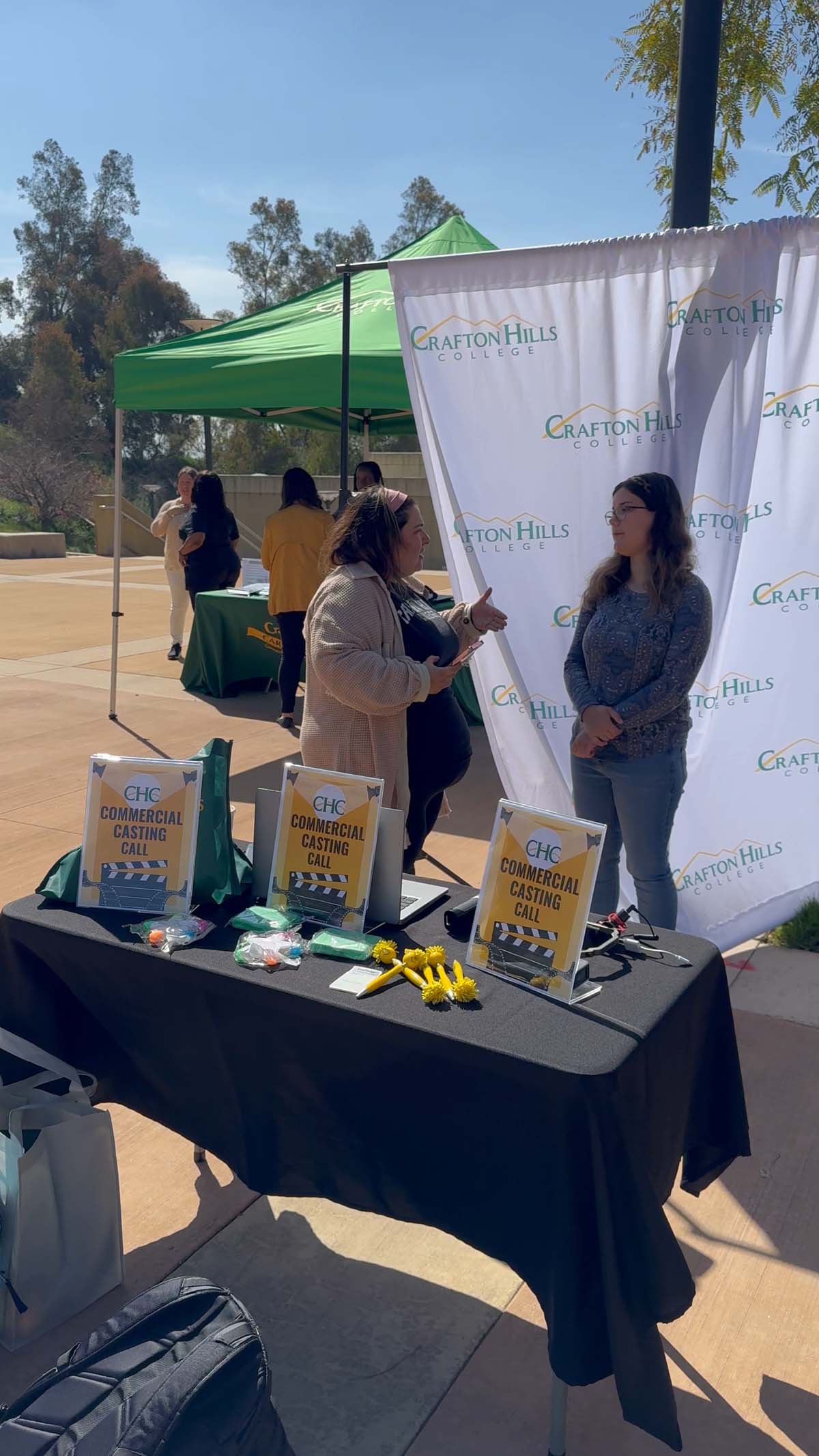 People enjoying the Health and Wellness Fair