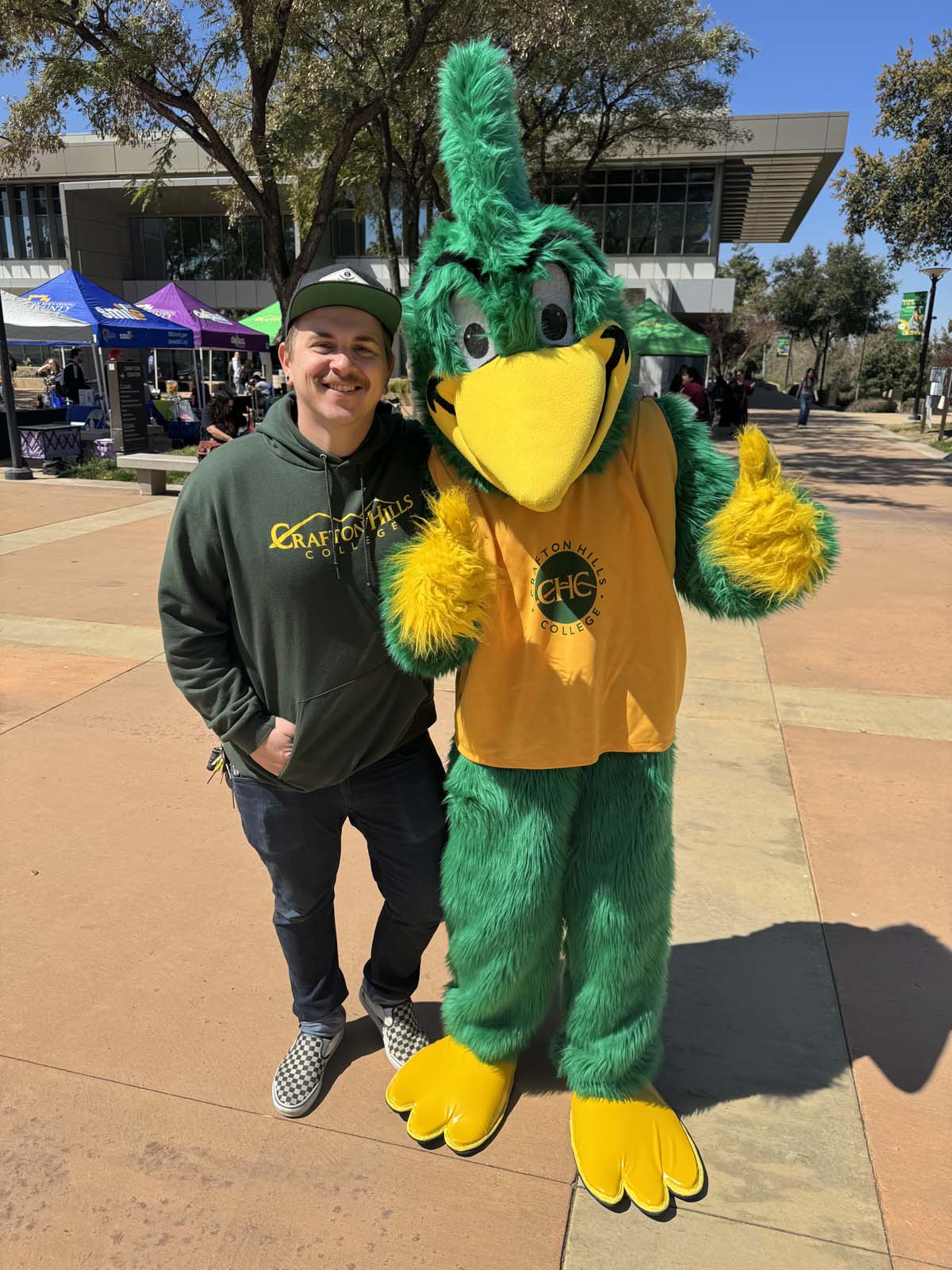 People enjoying the Health and Wellness Fair