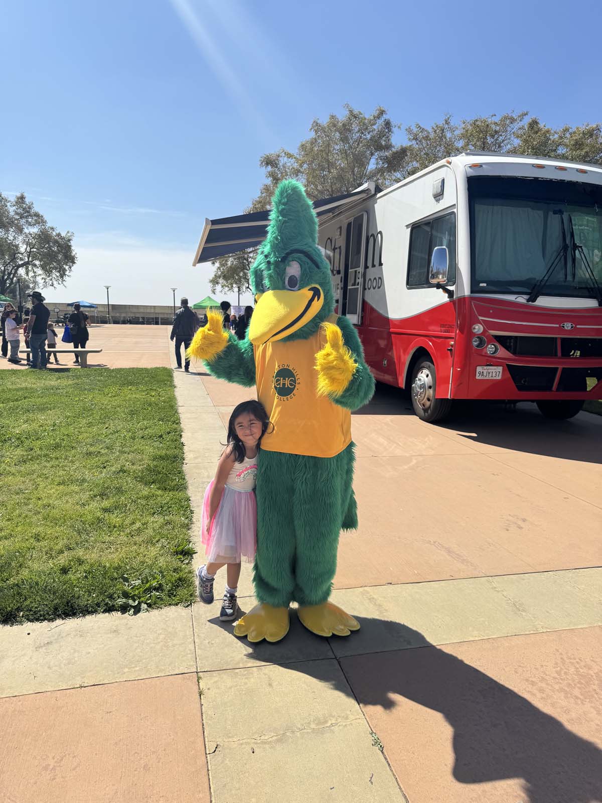 People enjoying the Health and Wellness Fair