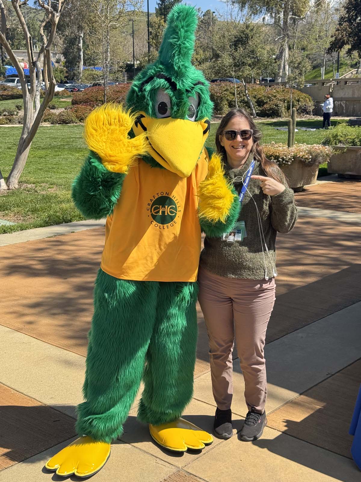 People enjoying the Health and Wellness Fair