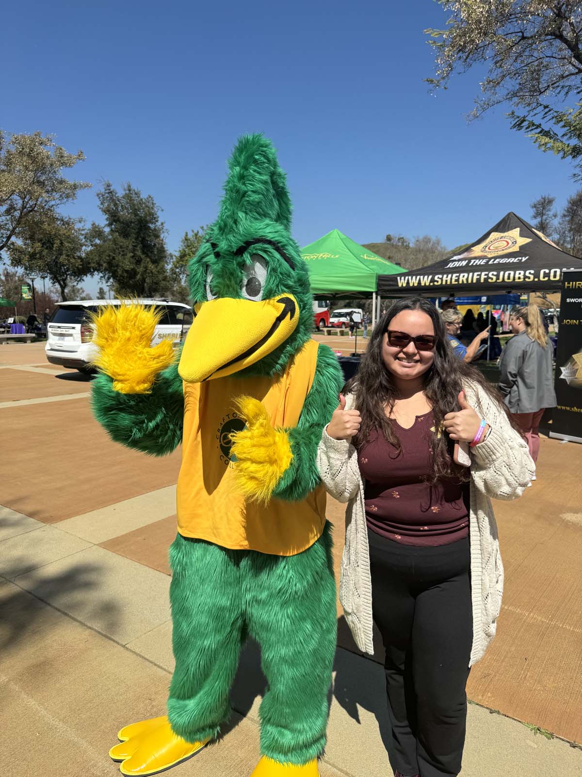 People enjoying the Health and Wellness Fair