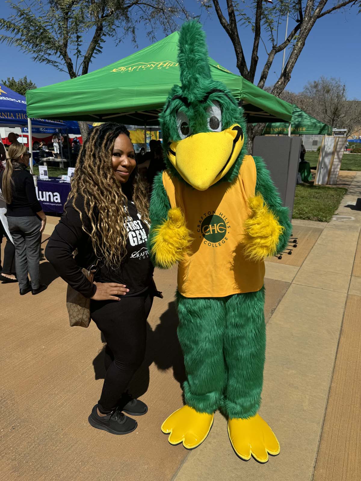 People enjoying the Health and Wellness Fair
