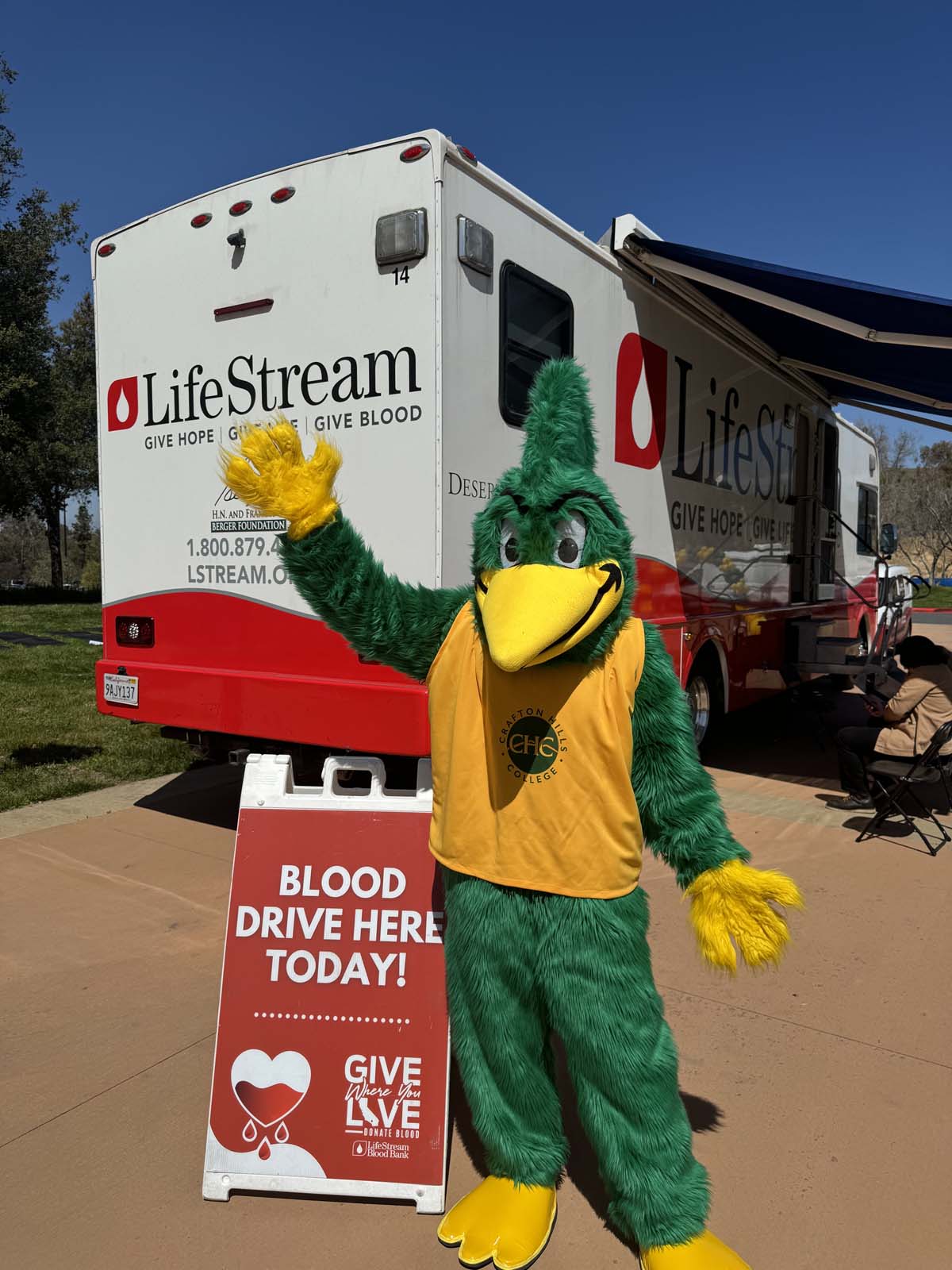 People enjoying the Health and Wellness Fair