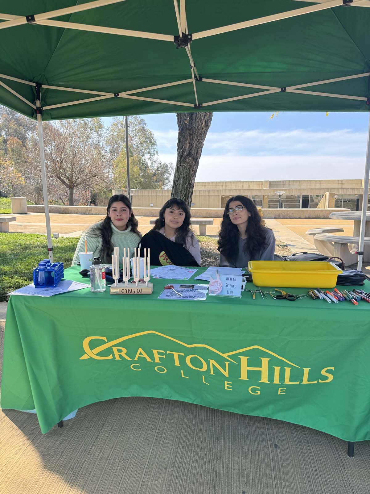 People enjoying the Health and Wellness Fair