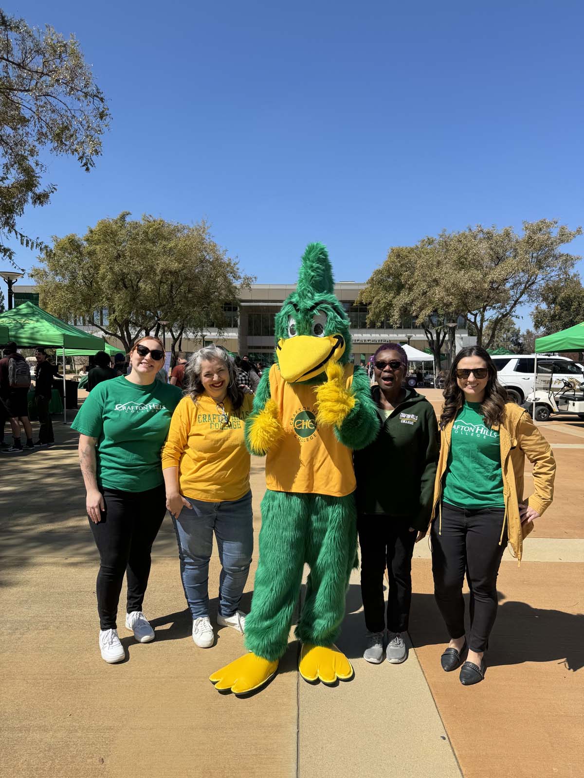 People enjoying the Health and Wellness Fair