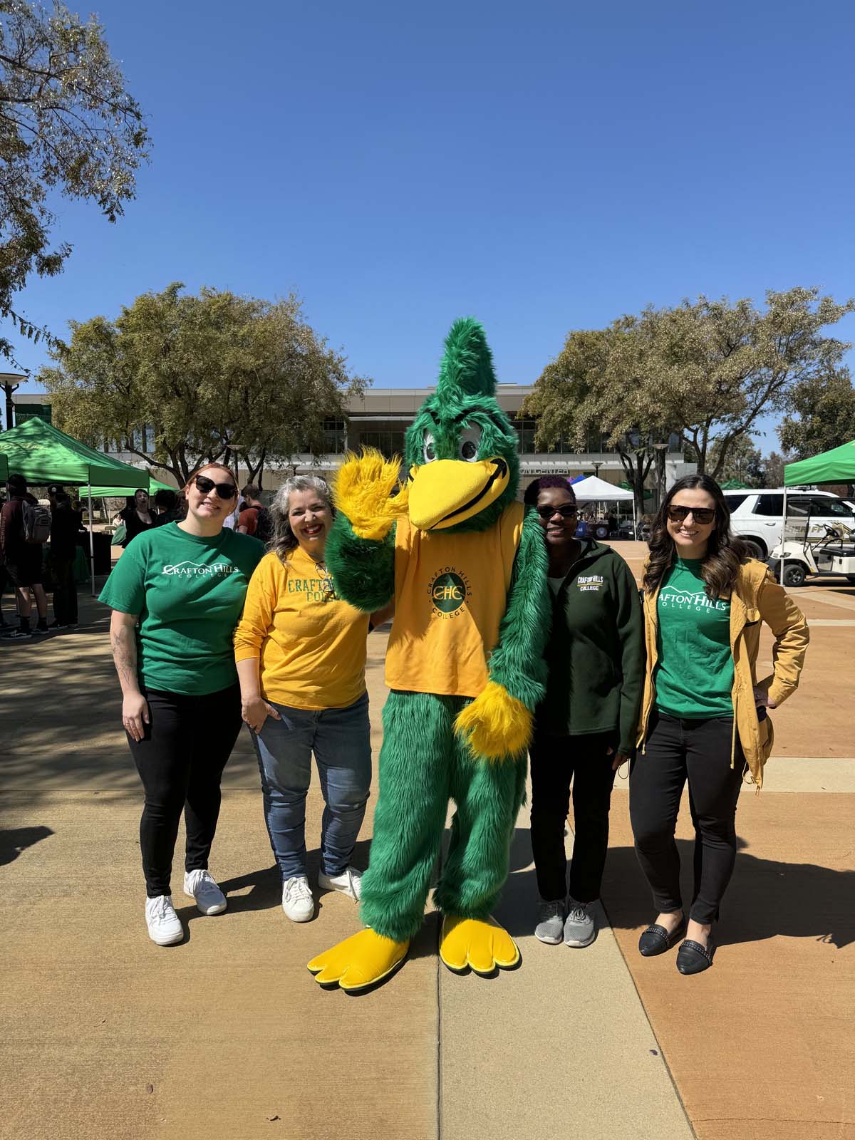 People enjoying the Health and Wellness Fair