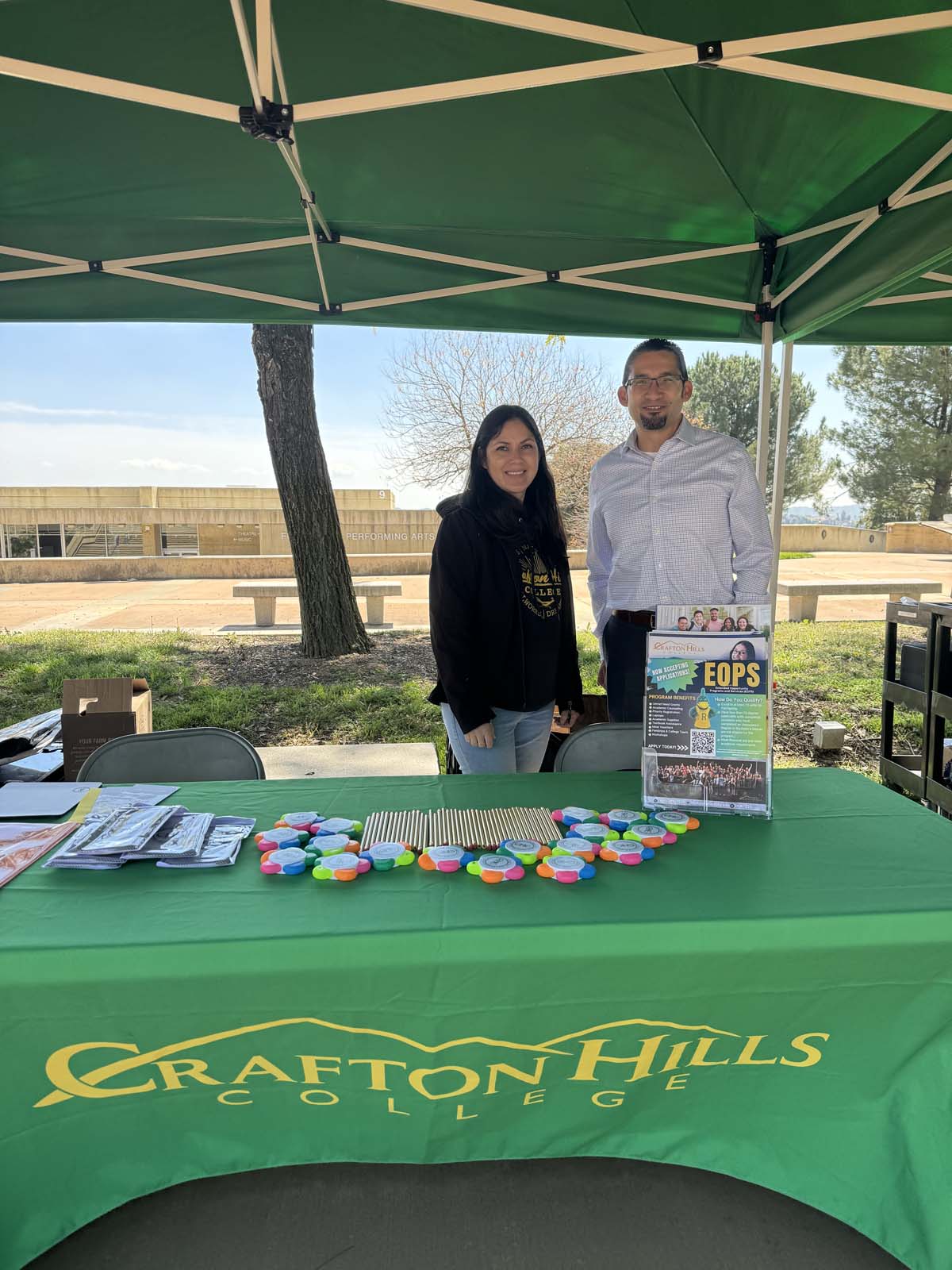People enjoying the Health and Wellness Fair
