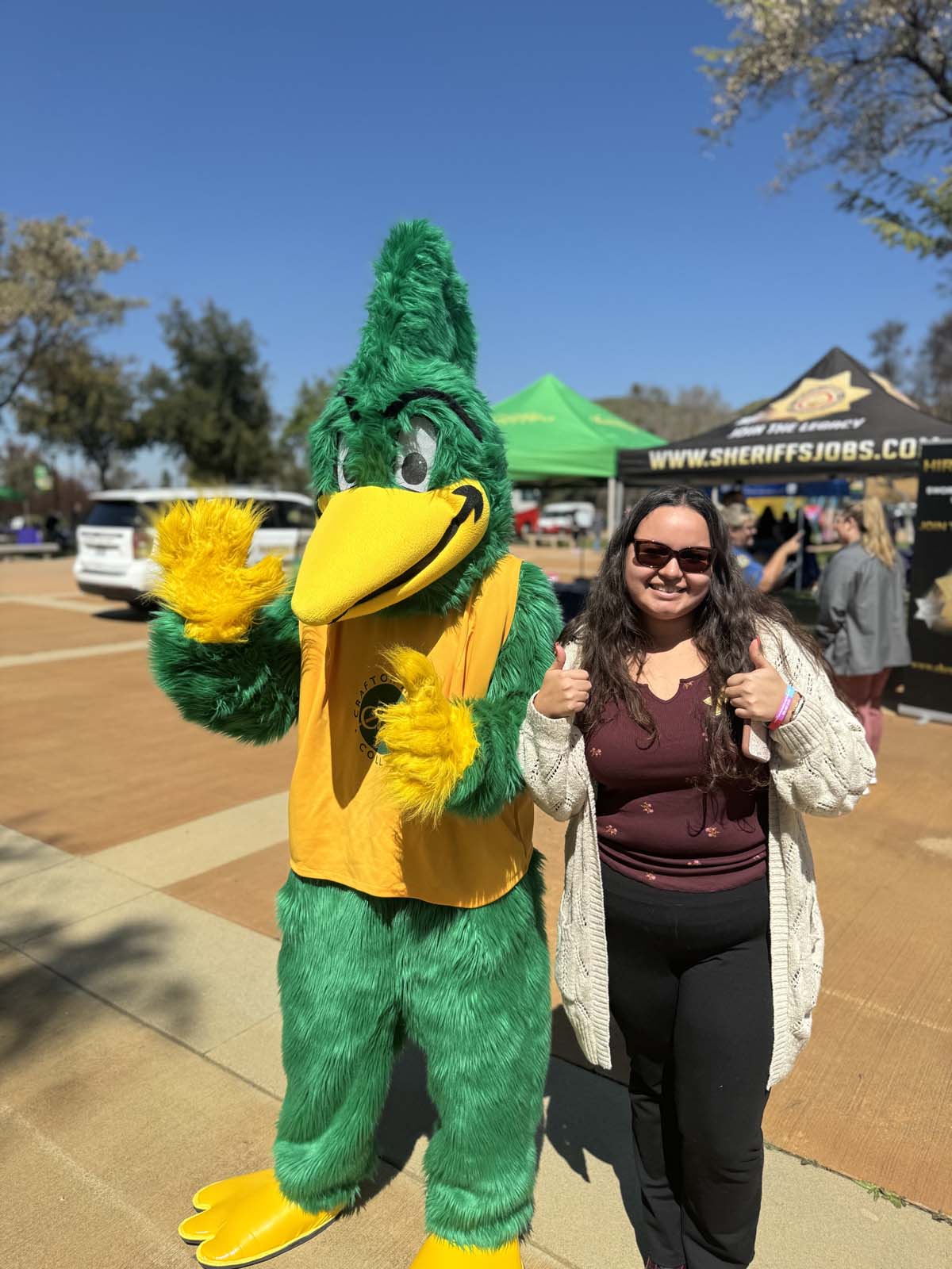 People enjoying the Health and Wellness Fair