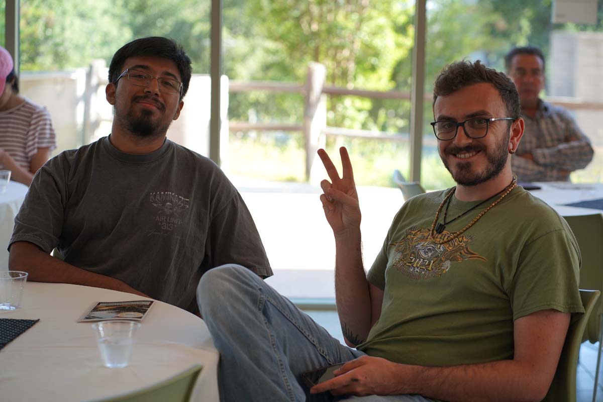 People enjoying the Honors Banquet