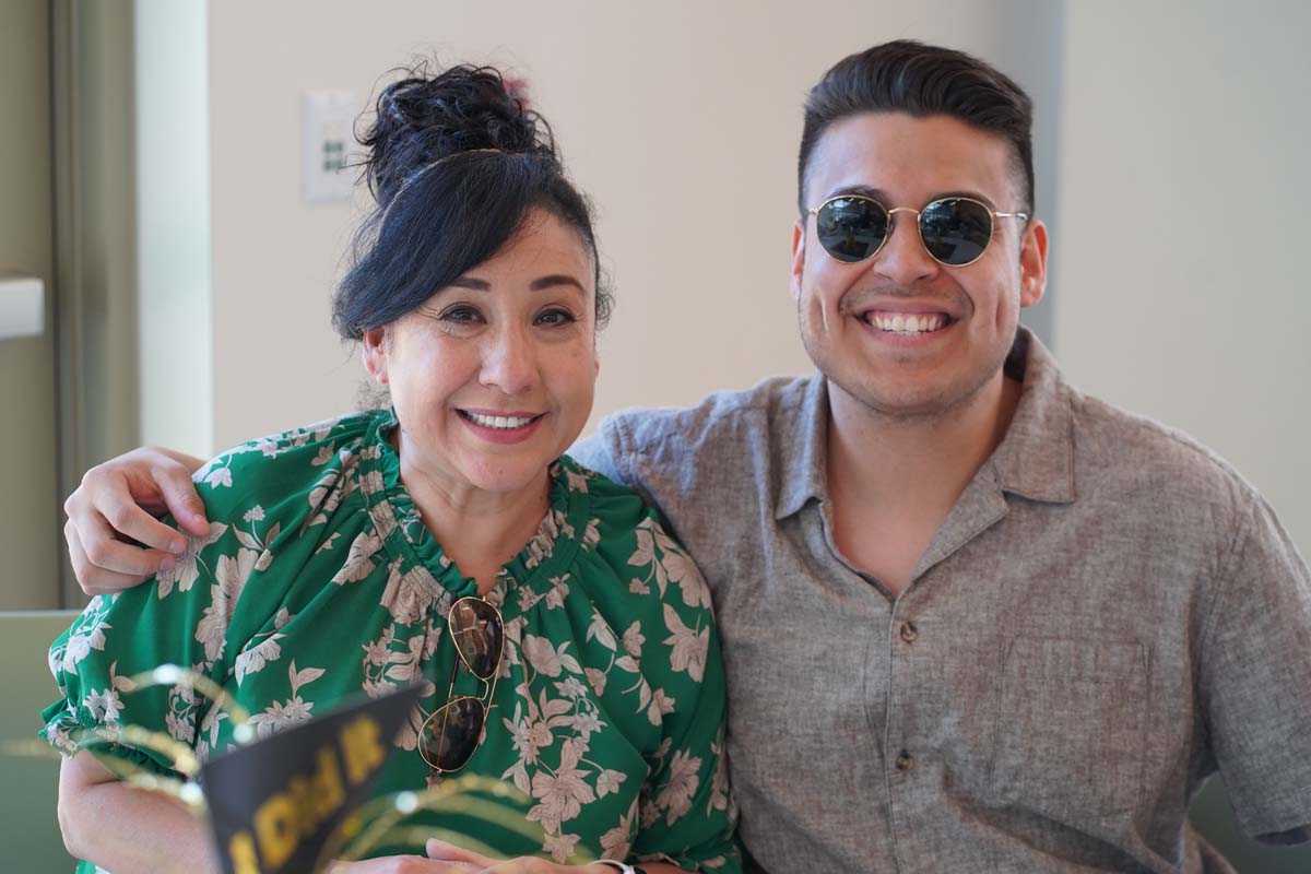 People enjoying the Honors Banquet
