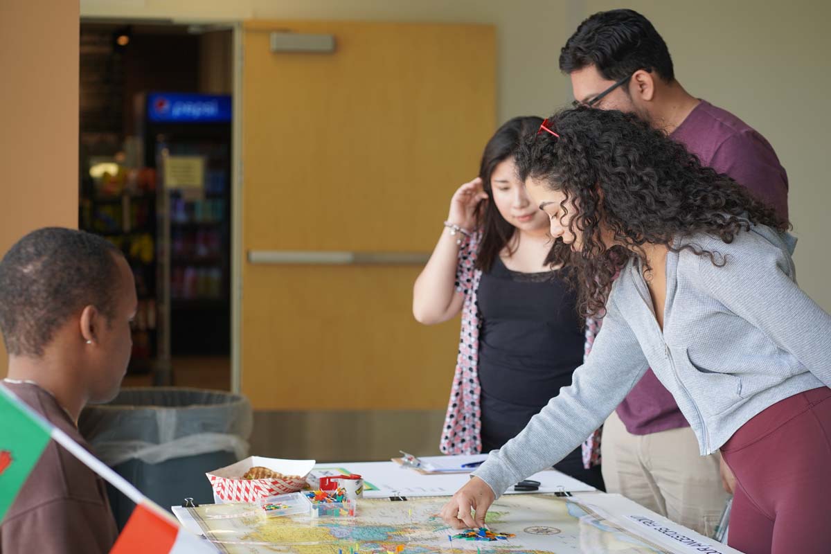 People enjoying Multicultural Day