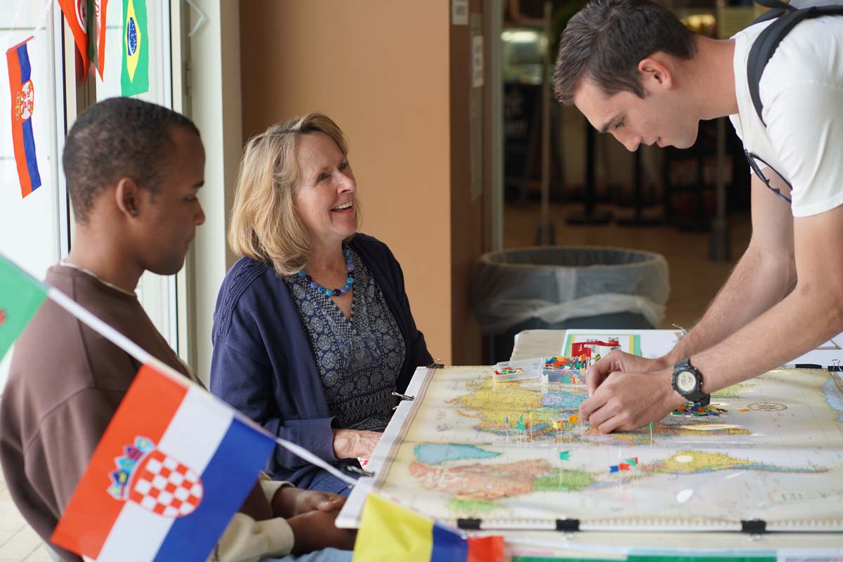 People enjoying Multicultural Day