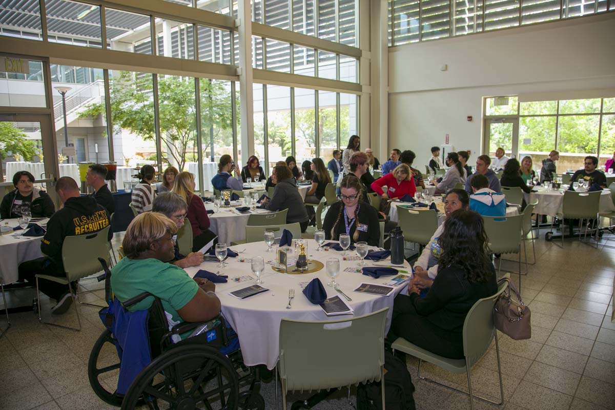 People enjoying the Networking Luncheon and Employer Appreciation Event