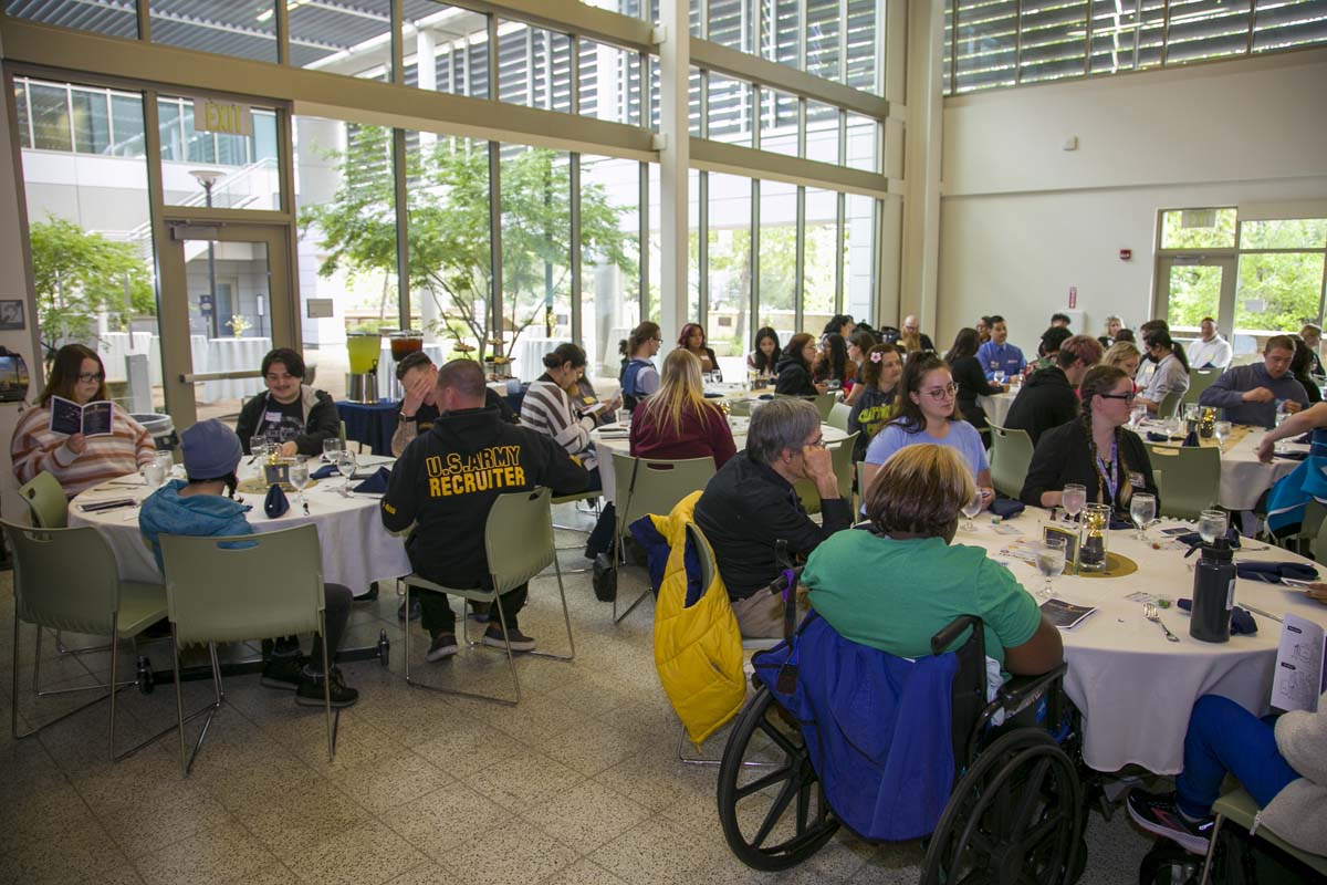 People enjoying the Networking Luncheon and Employer Appreciation Event