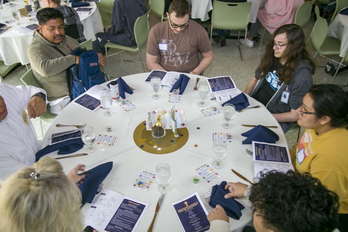 People enjoying the Networking Luncheon and Employer Appreciation Event