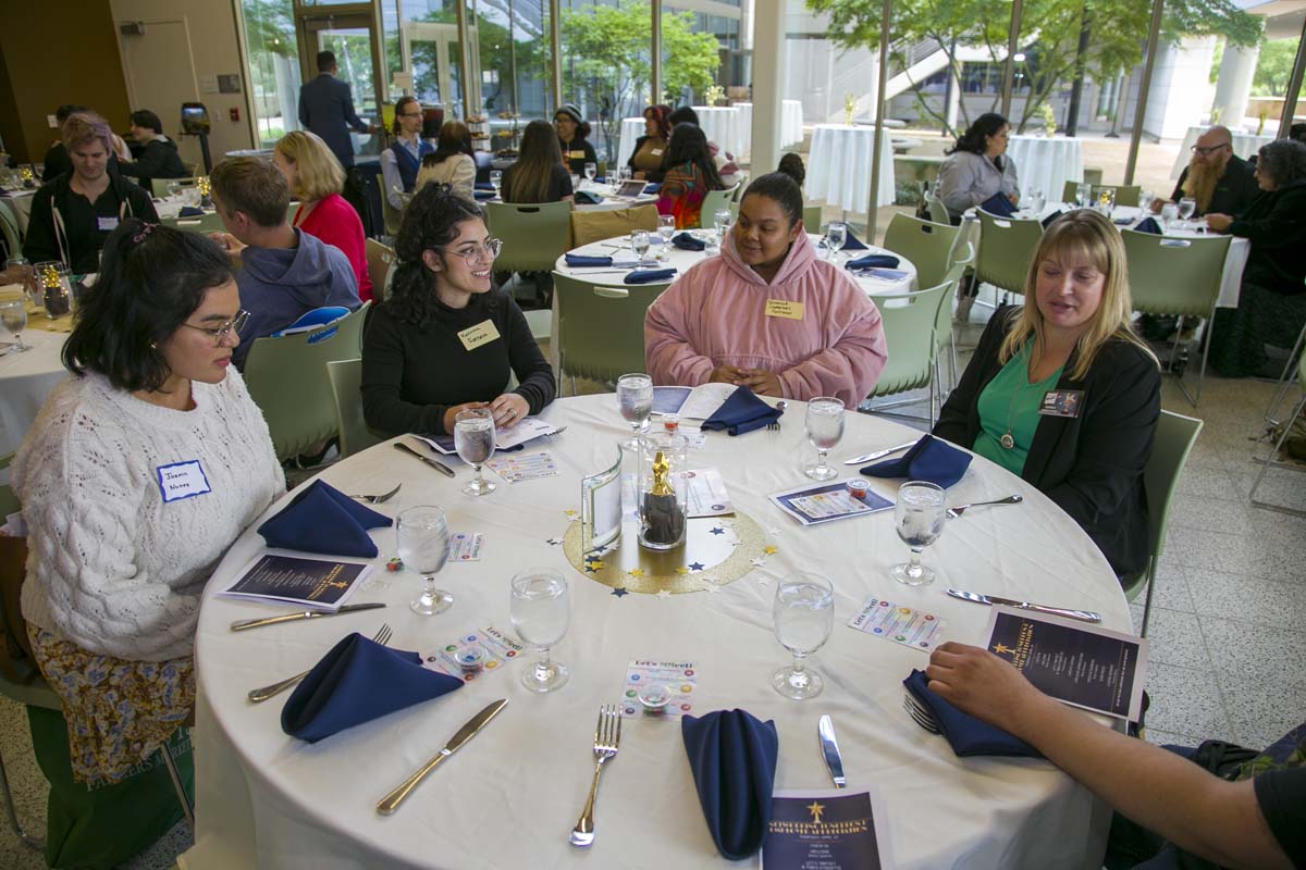 People enjoying the Networking Luncheon and Employer Appreciation Event