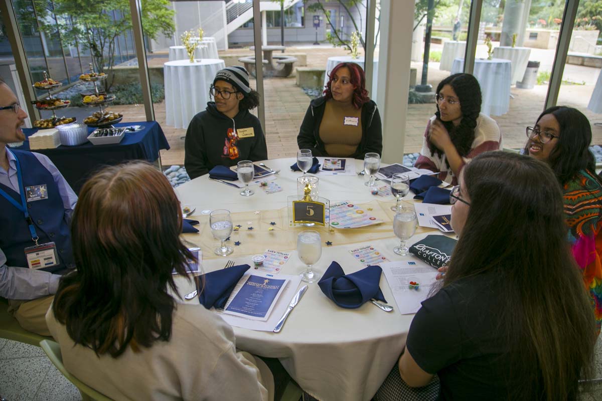 People enjoying the Networking Luncheon and Employer Appreciation Event