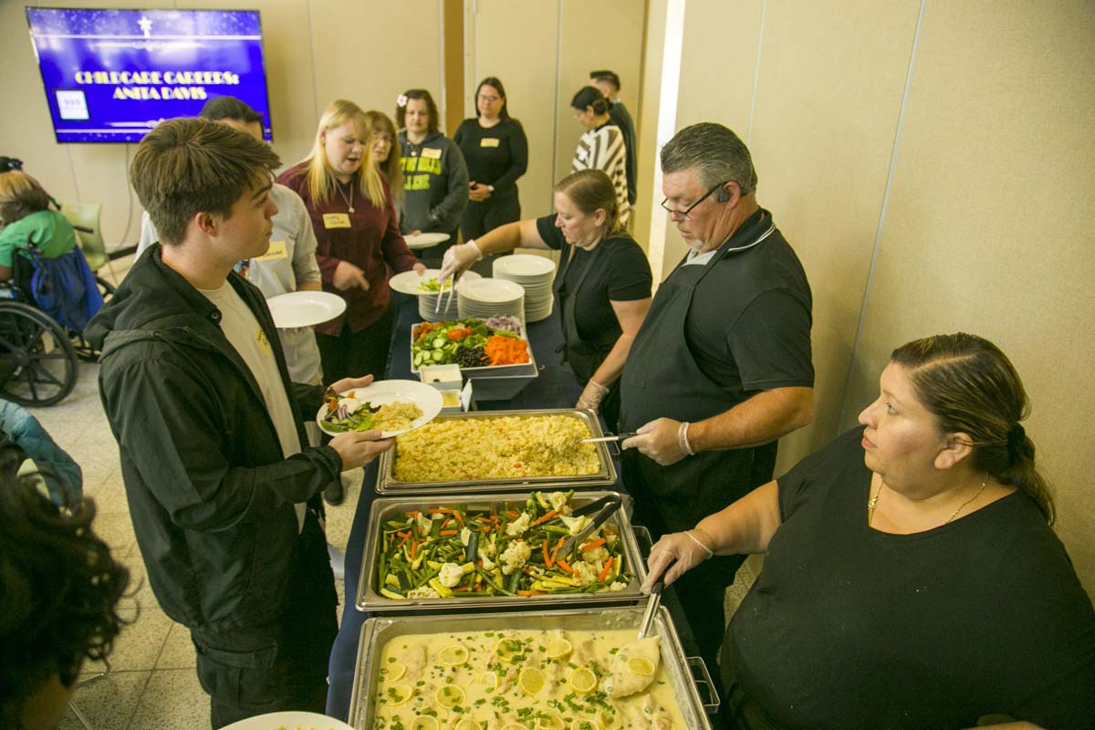 People enjoying the Networking Luncheon and Employer Appreciation Event