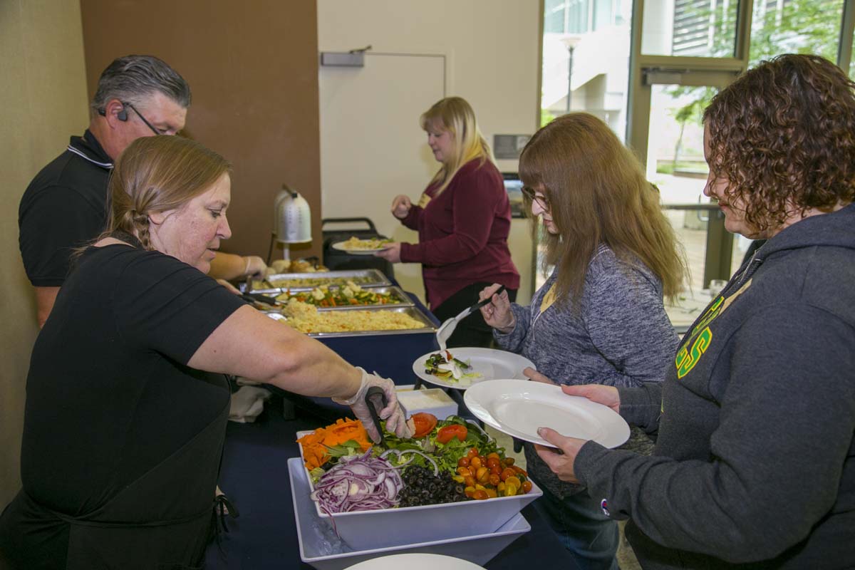 People enjoying the Networking Luncheon and Employer Appreciation Event