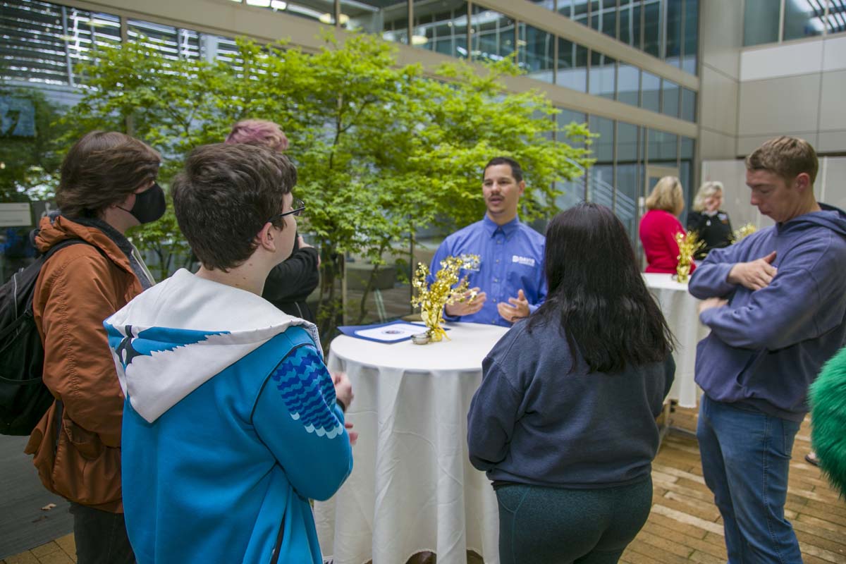 People enjoying the Networking Luncheon and Employer Appreciation Event