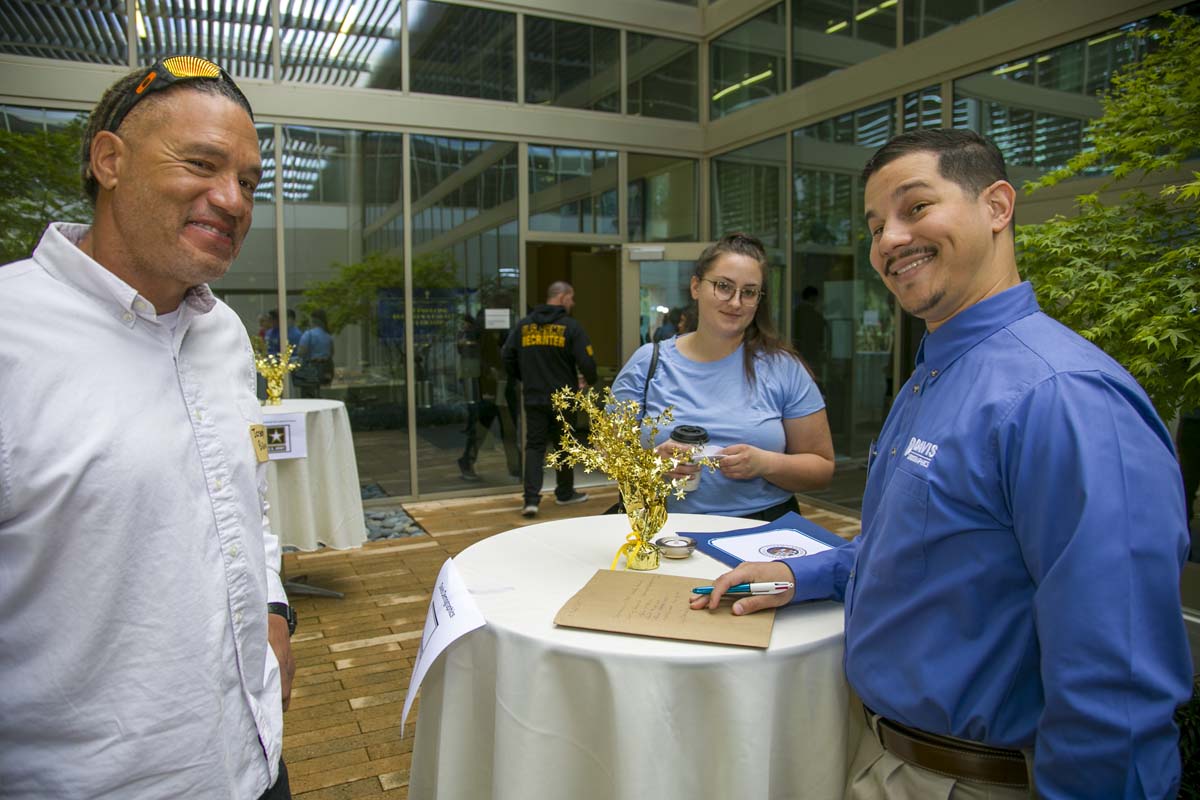 People enjoying the Networking Luncheon and Employer Appreciation Event