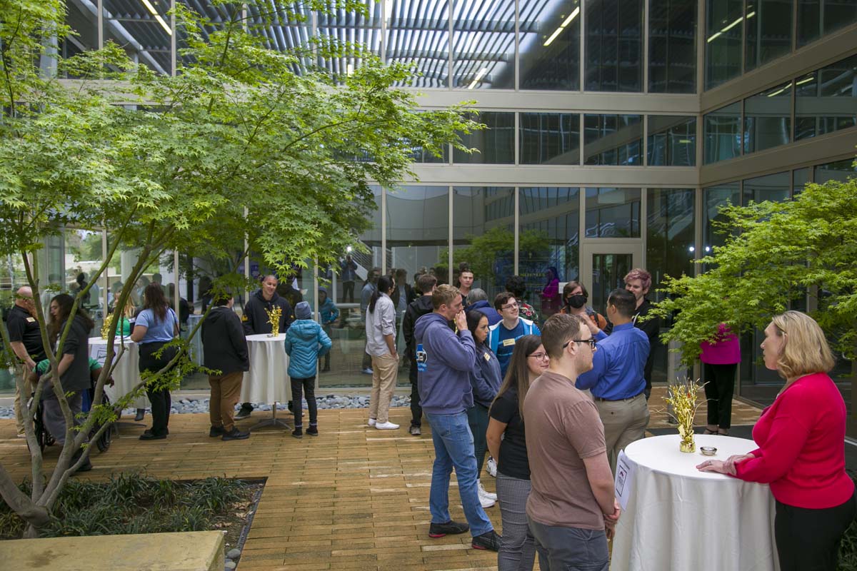 People enjoying the Networking Luncheon and Employer Appreciation Event