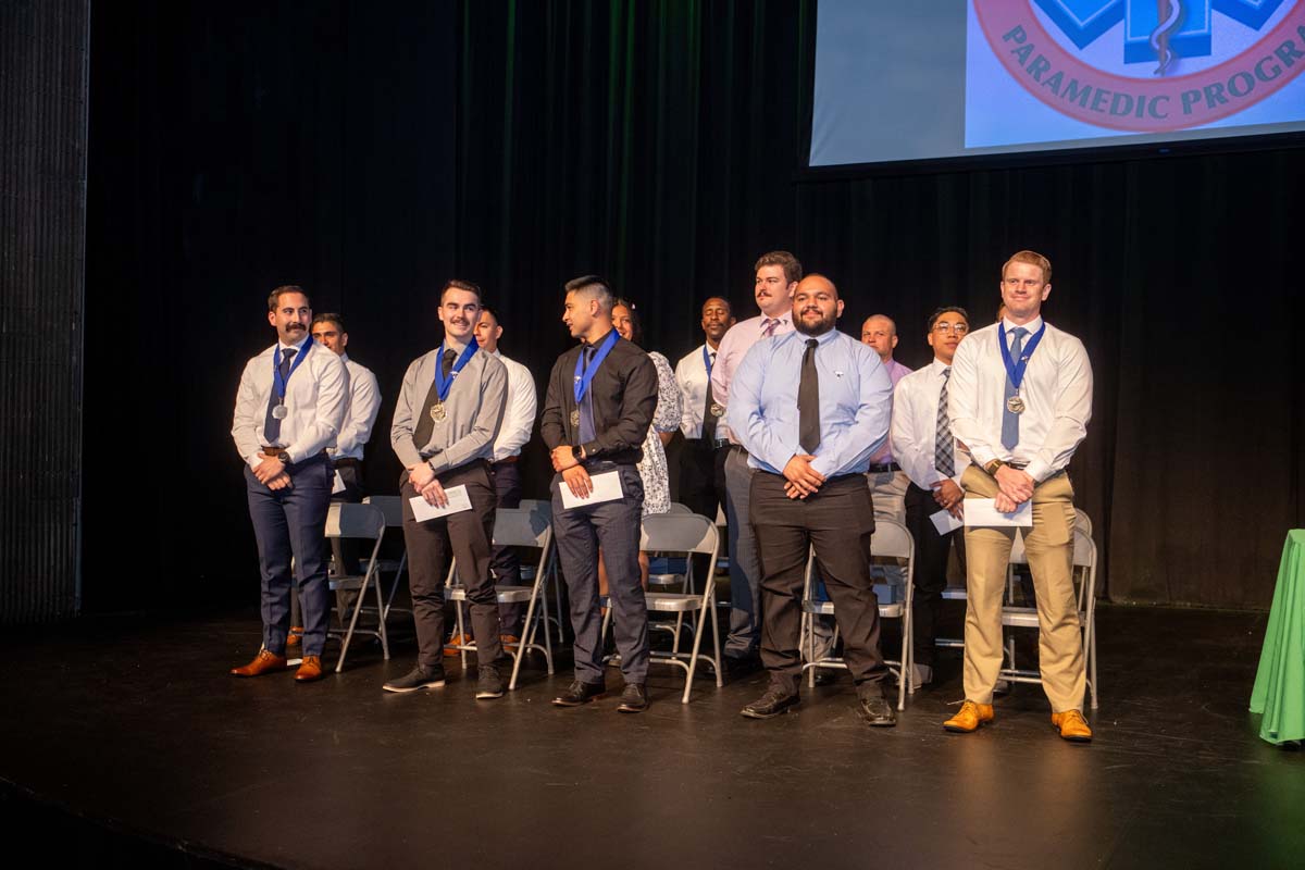 People attending Paramedic 102 Graduation at Crafton Hills College.
