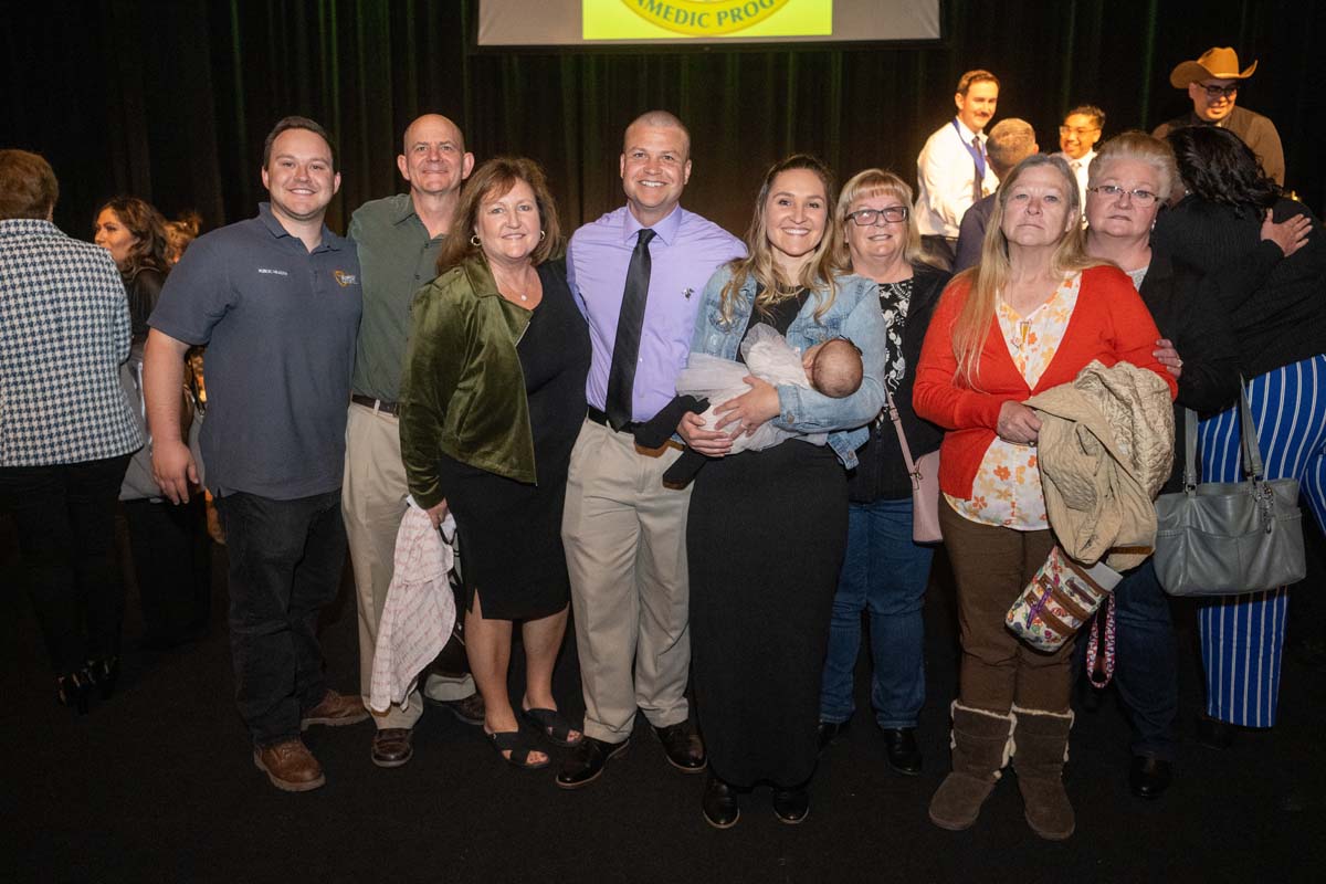 People attending Paramedic 102 Graduation at Crafton Hills College.