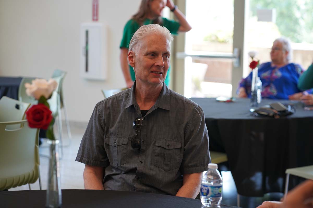 People enjoying the Retiree and Tenure Celebration