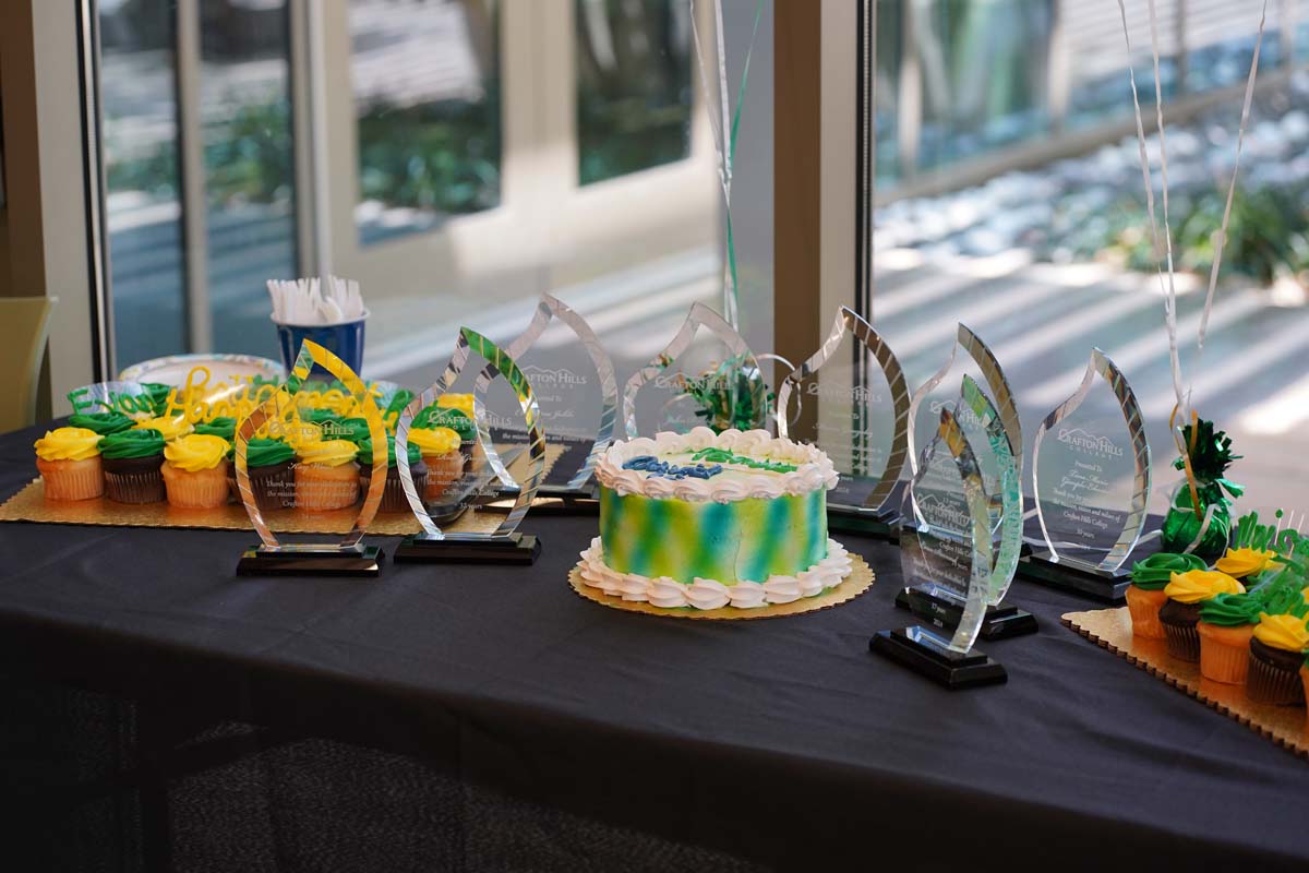 People enjoying the Retiree and Tenure Celebration