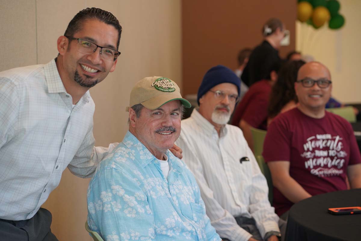 People enjoying the Retiree and Tenure Celebration