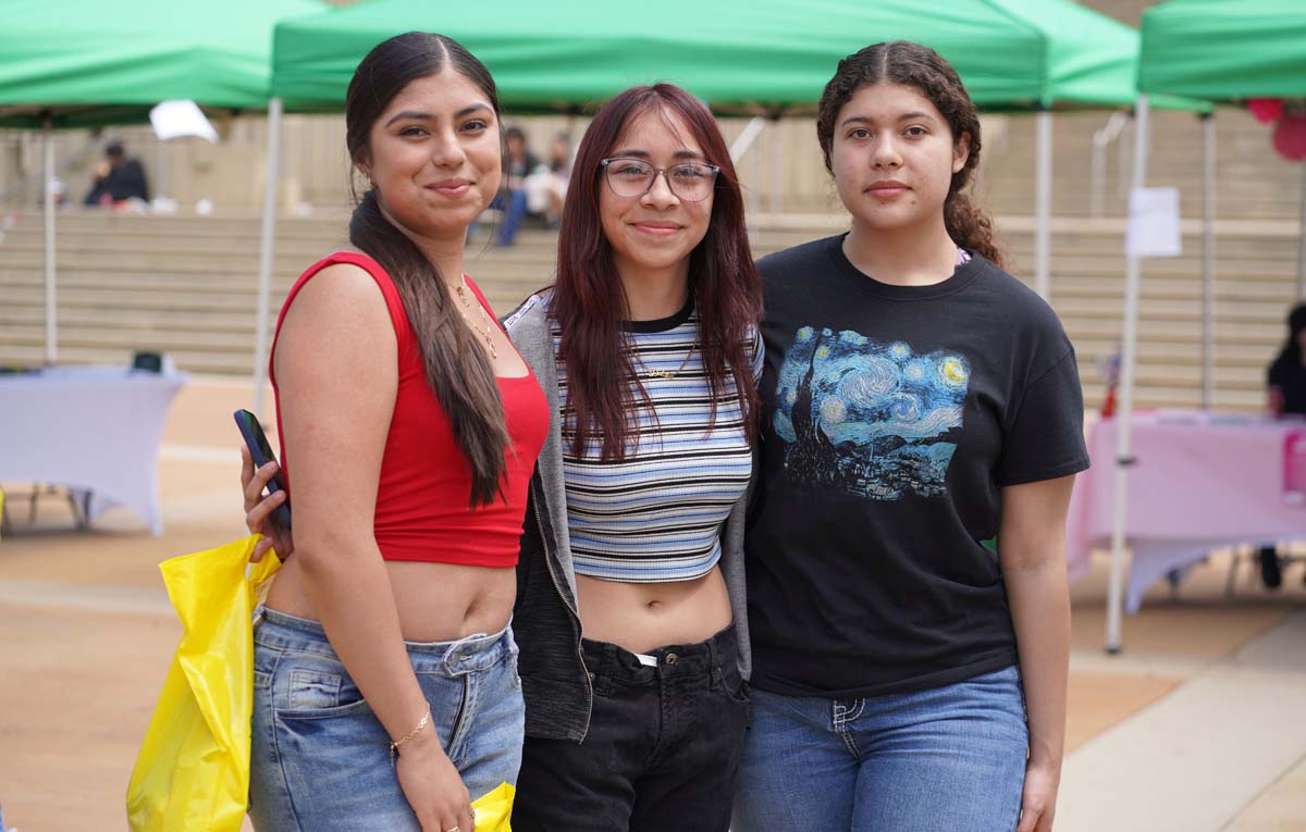 People enjoying Senior Day