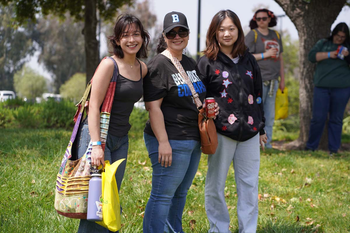 People enjoying Senior Day