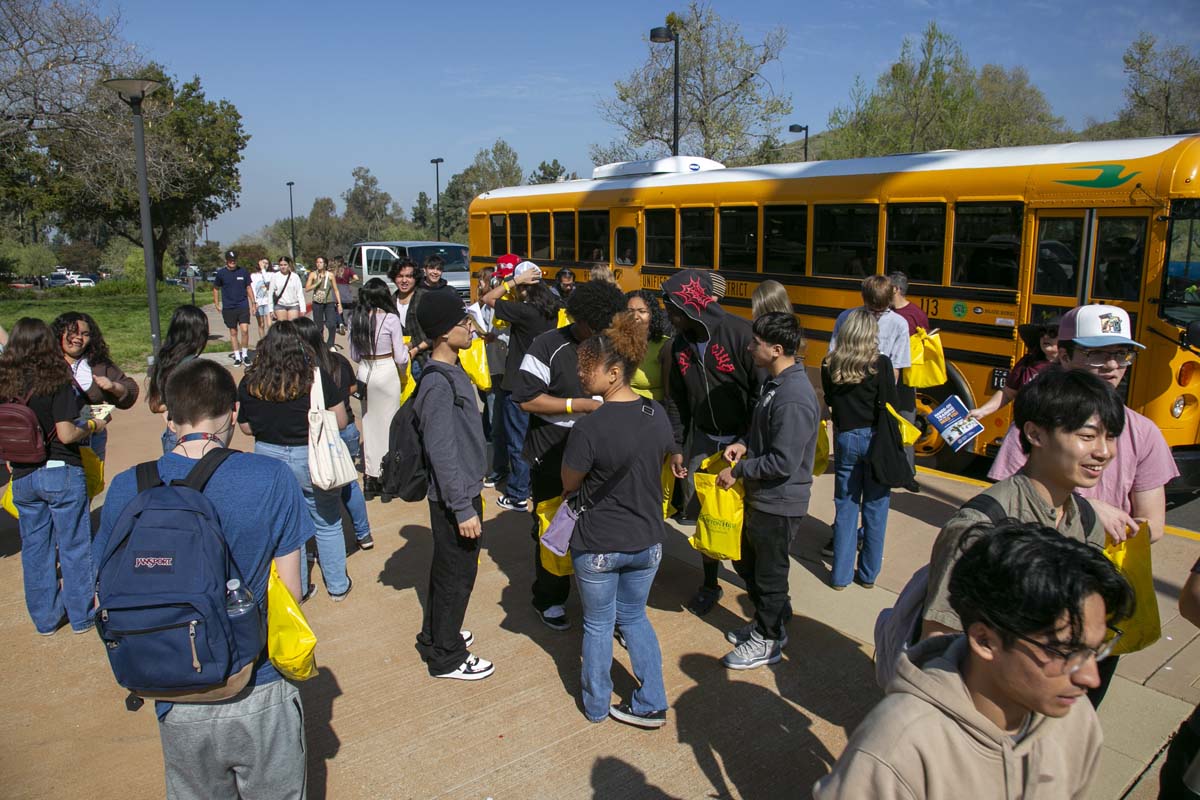 People enjoying Senior Day