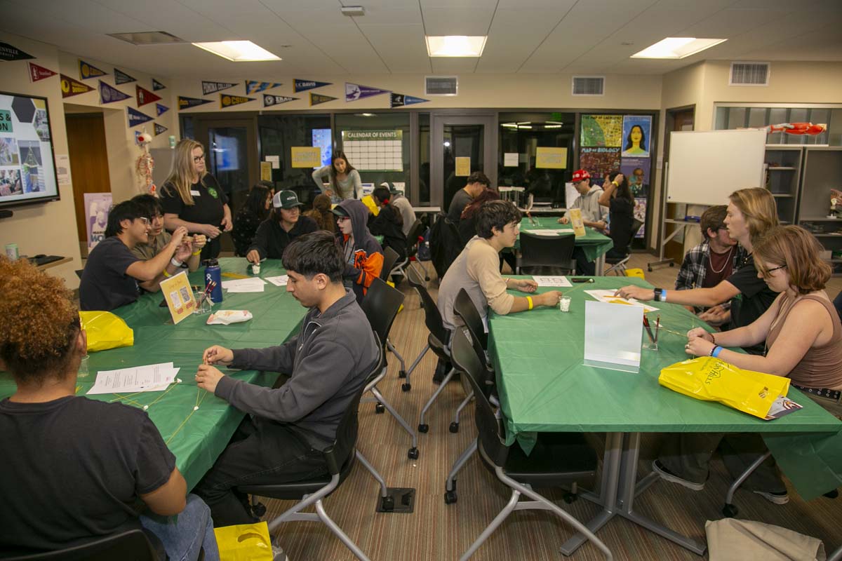 People enjoying Senior Day