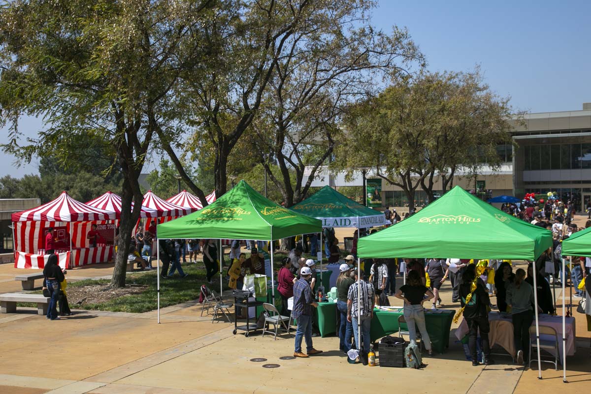People enjoying Senior Day