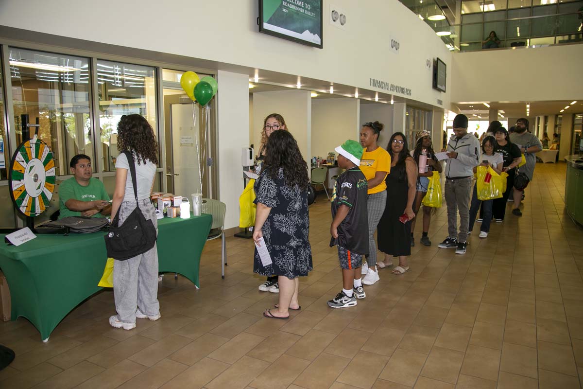 Students at Roadrunner Rally