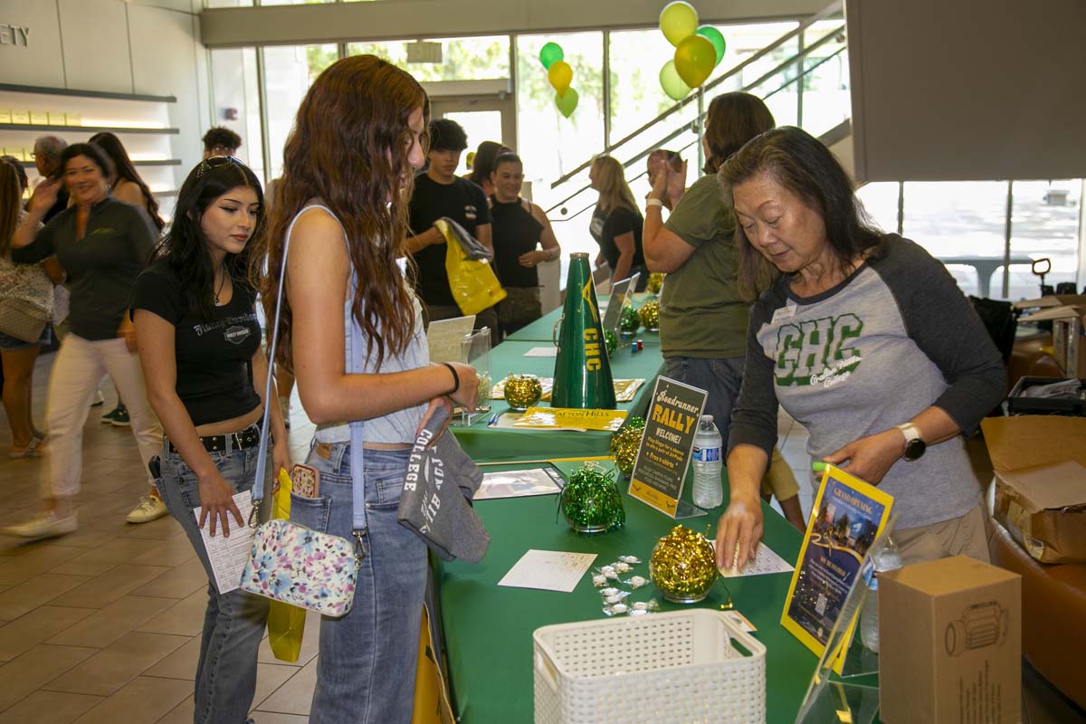 Students at Roadrunner Rally