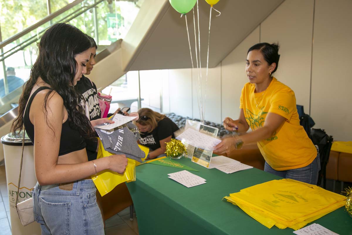 Students at Roadrunner Rally