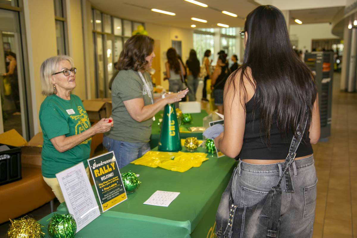 Students at Roadrunner Rally