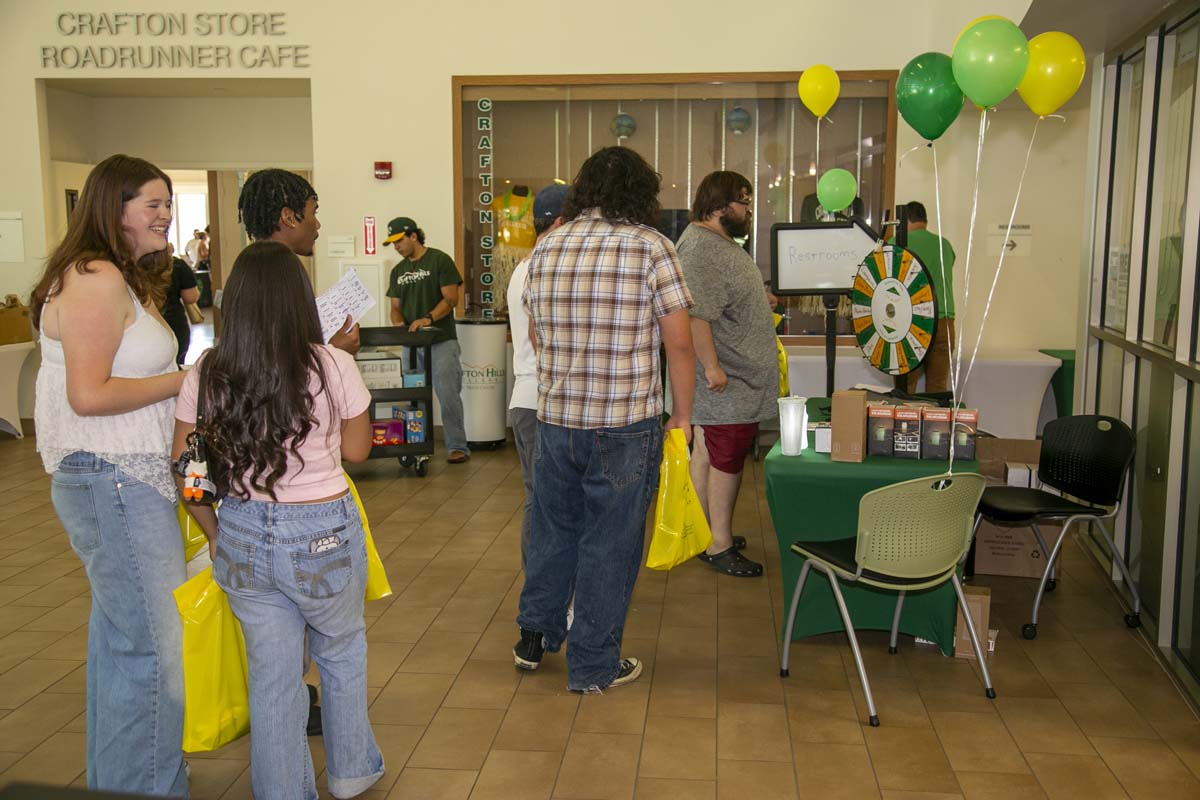Students at Roadrunner Rally