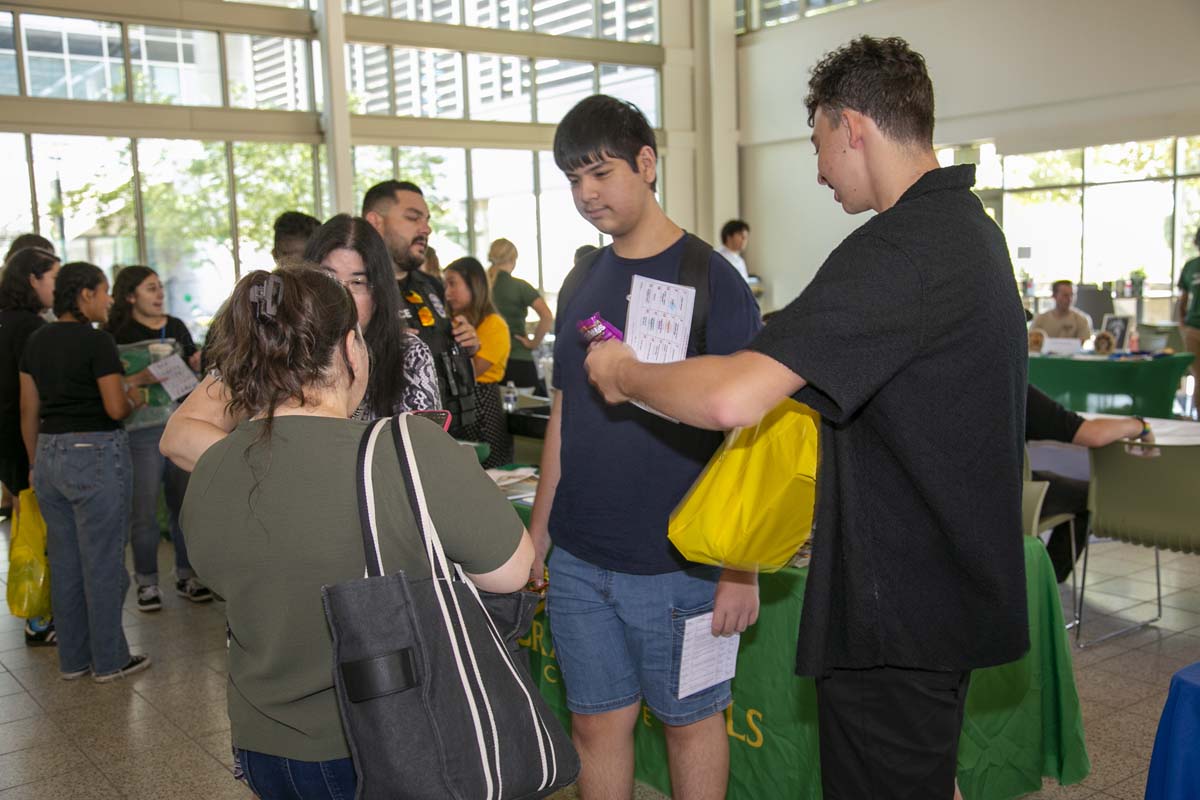 Students at Roadrunner Rally