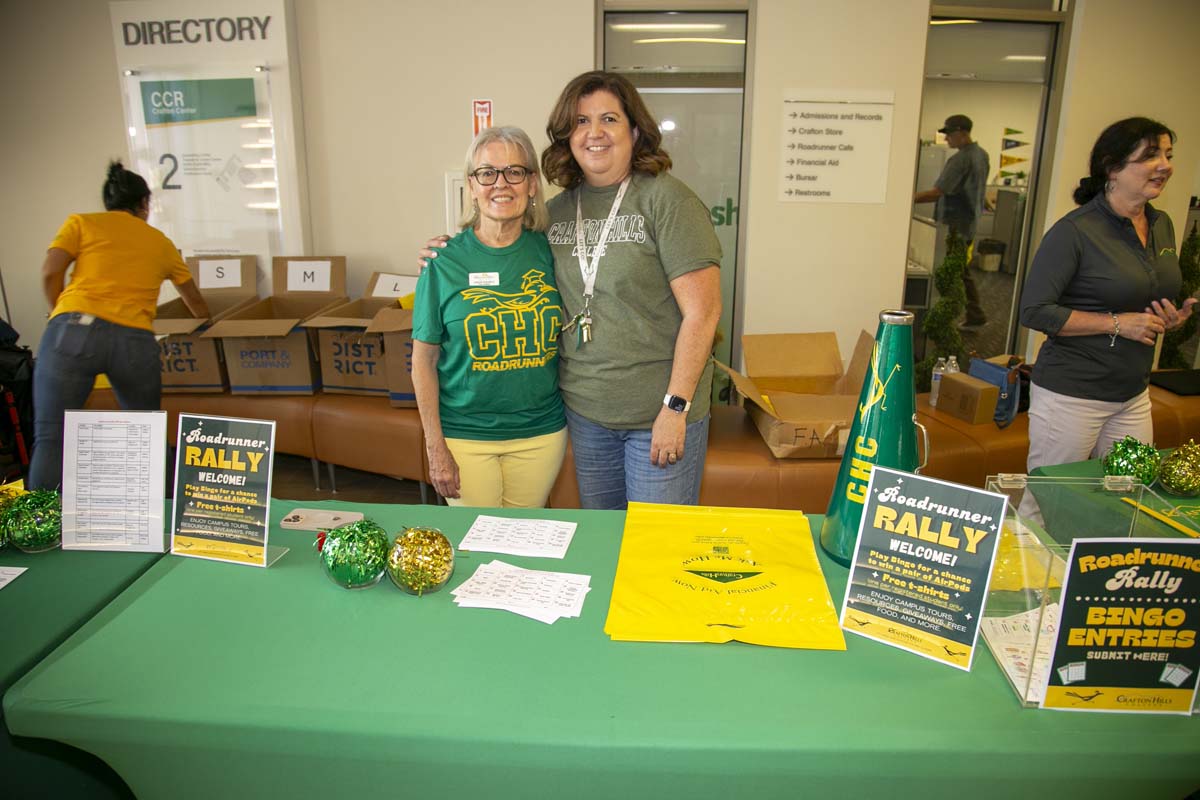 Students at Roadrunner Rally