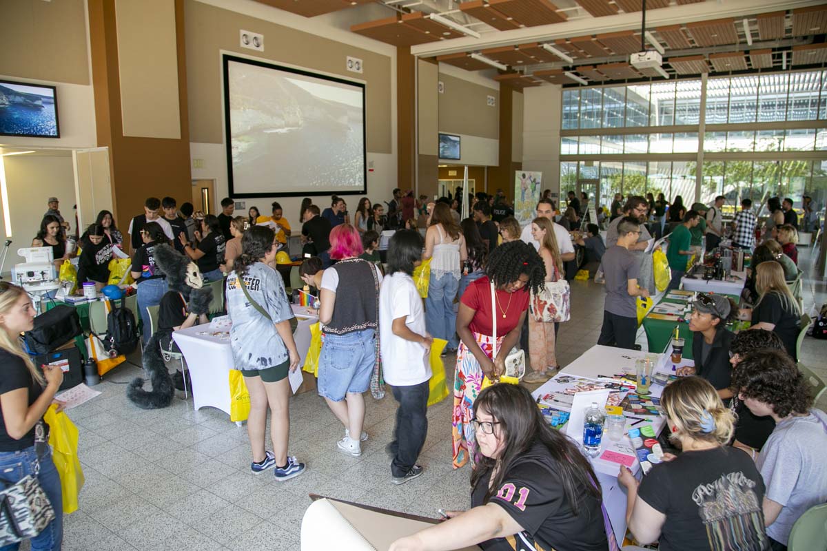Students at Roadrunner Rally